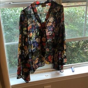Show me your mumu long bell sleeve